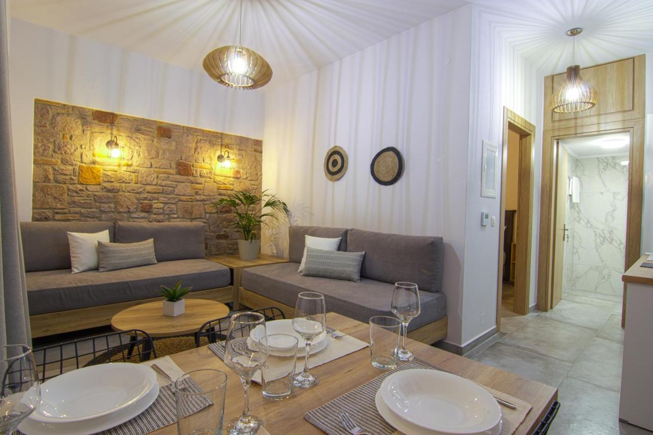 Onar Limnos II Luxury Apartments Moúdhros Dış mekan fotoğraf